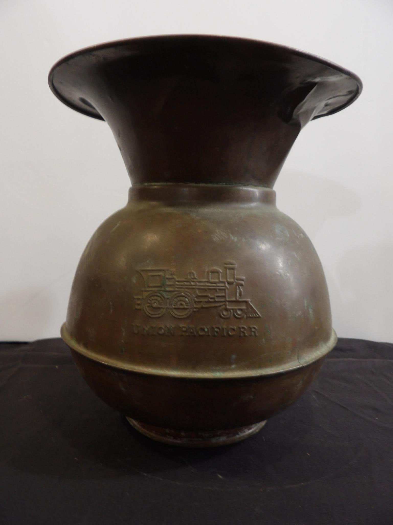 UNION PACIFIC RR SPITTOON (1 of 5)
