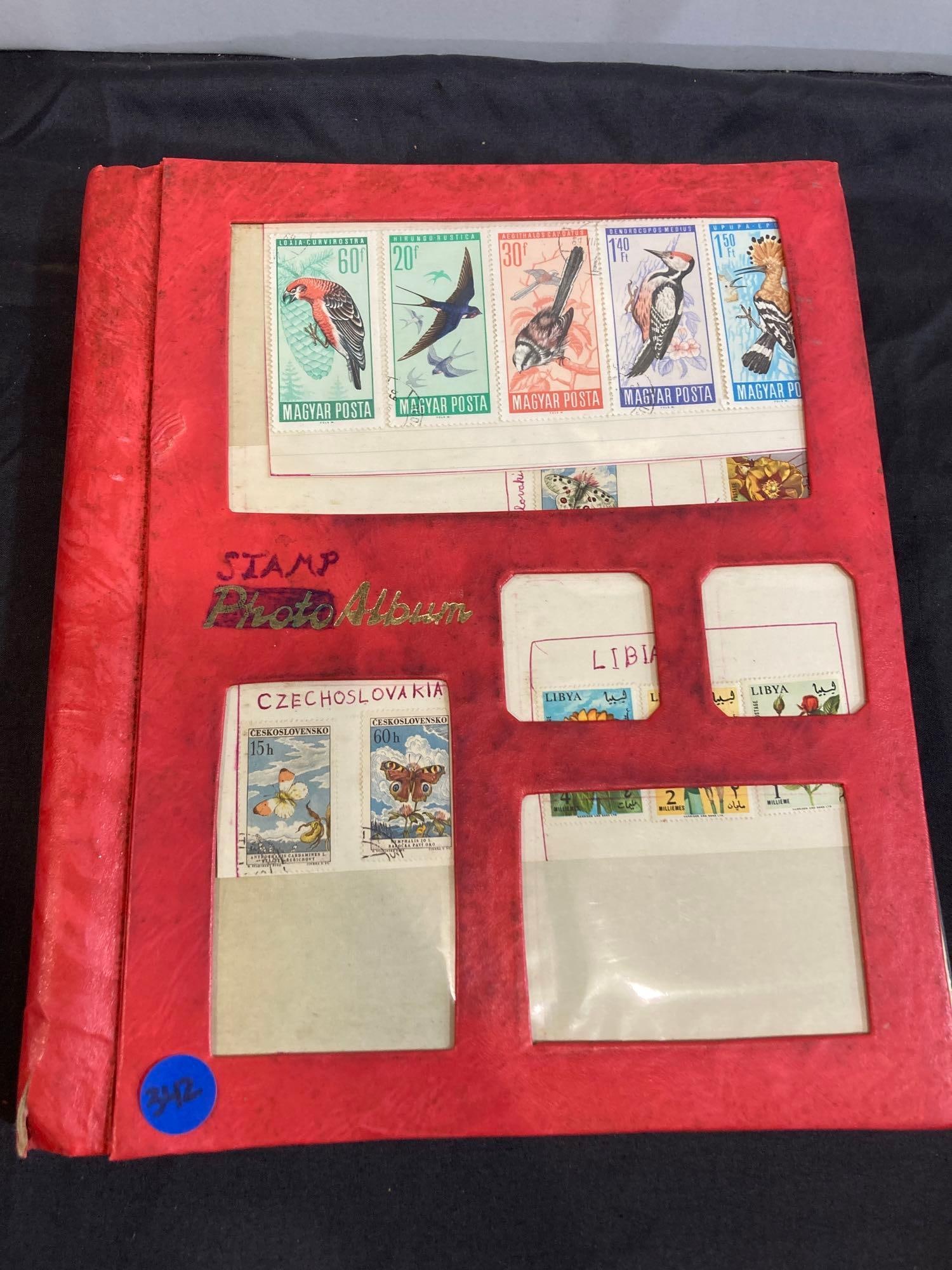FOREIGN STAMP ALBUM COLLECTION (1 of 8)