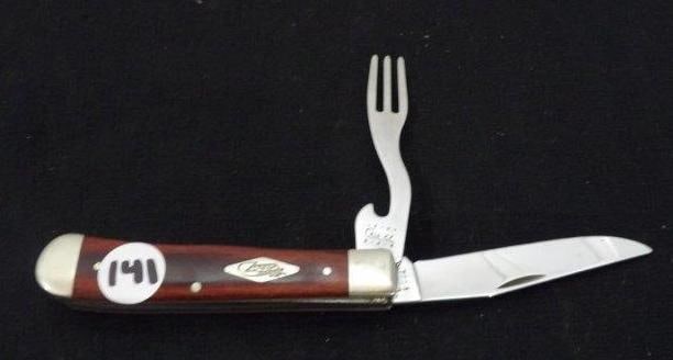 CASE WOOD HANDLE HOBO KNIFE 7254: .