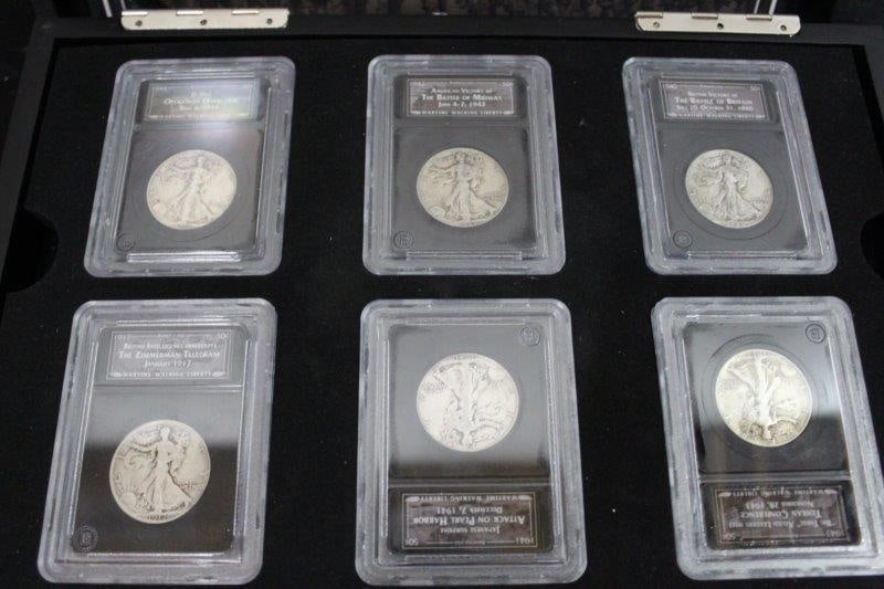 WARTIME SILVER LIBERTY HALF COLLECTION (1 of 4)