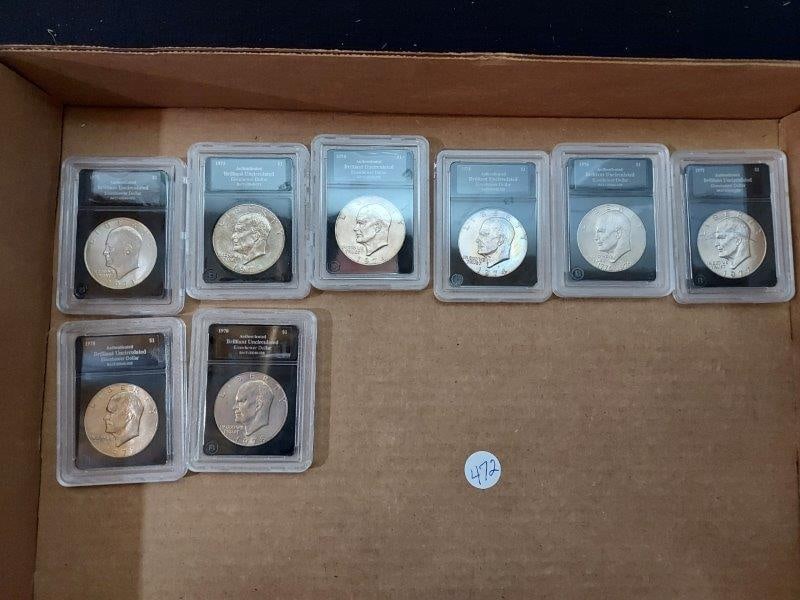 VARIOUS EISENHOWER DOLLARS (1 of 4)