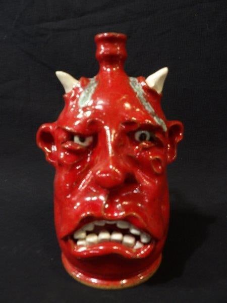 Small Tim Whitten face jug  (1 of 8)