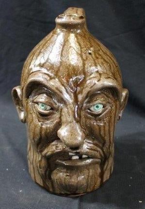 Lynn & Albert signed face jug (1 of 7)