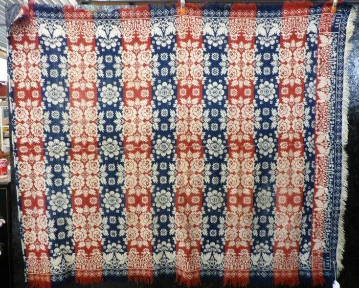 1844 Phillip Bysel Jacquard Coverlet (1 of 15)