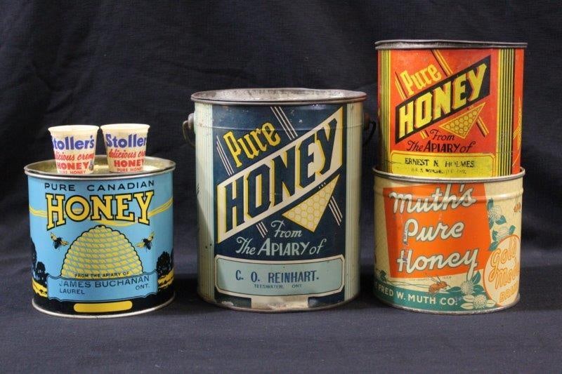 4- various honey tins (1 of 12)