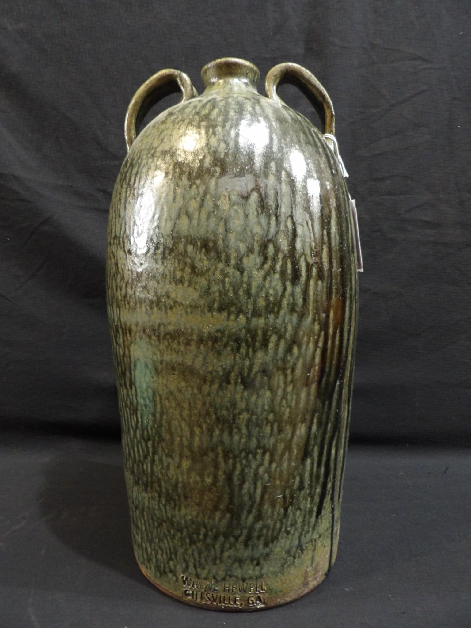 Wayne Hewell 5-gal stoneware jug  (1 of 6)