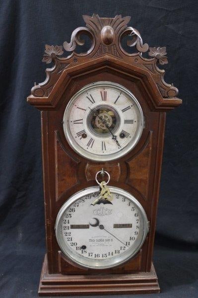 Rare Ithaca calendar clock (1 of 6)