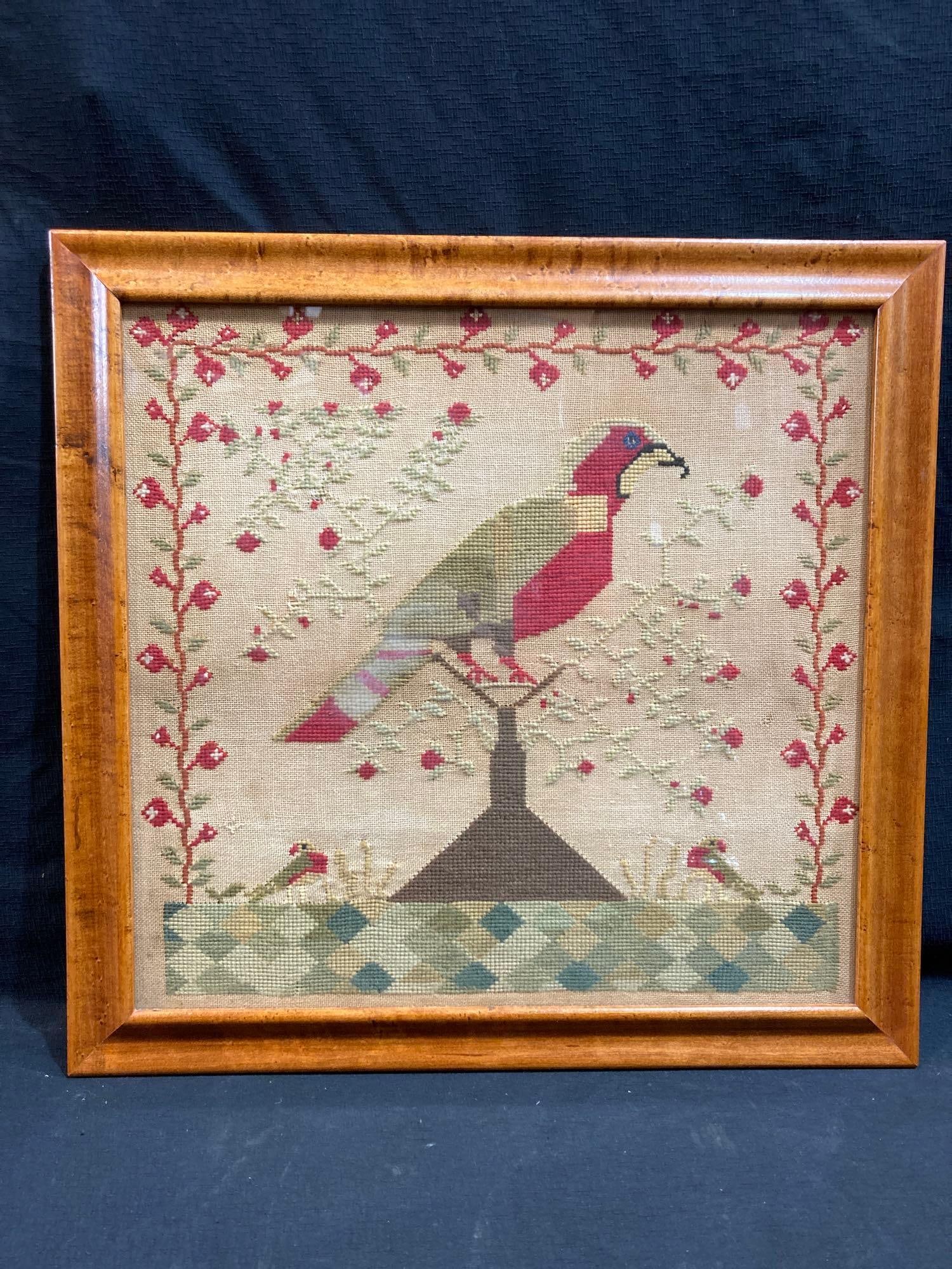 Bird Framed Sampler  (1 of 7)