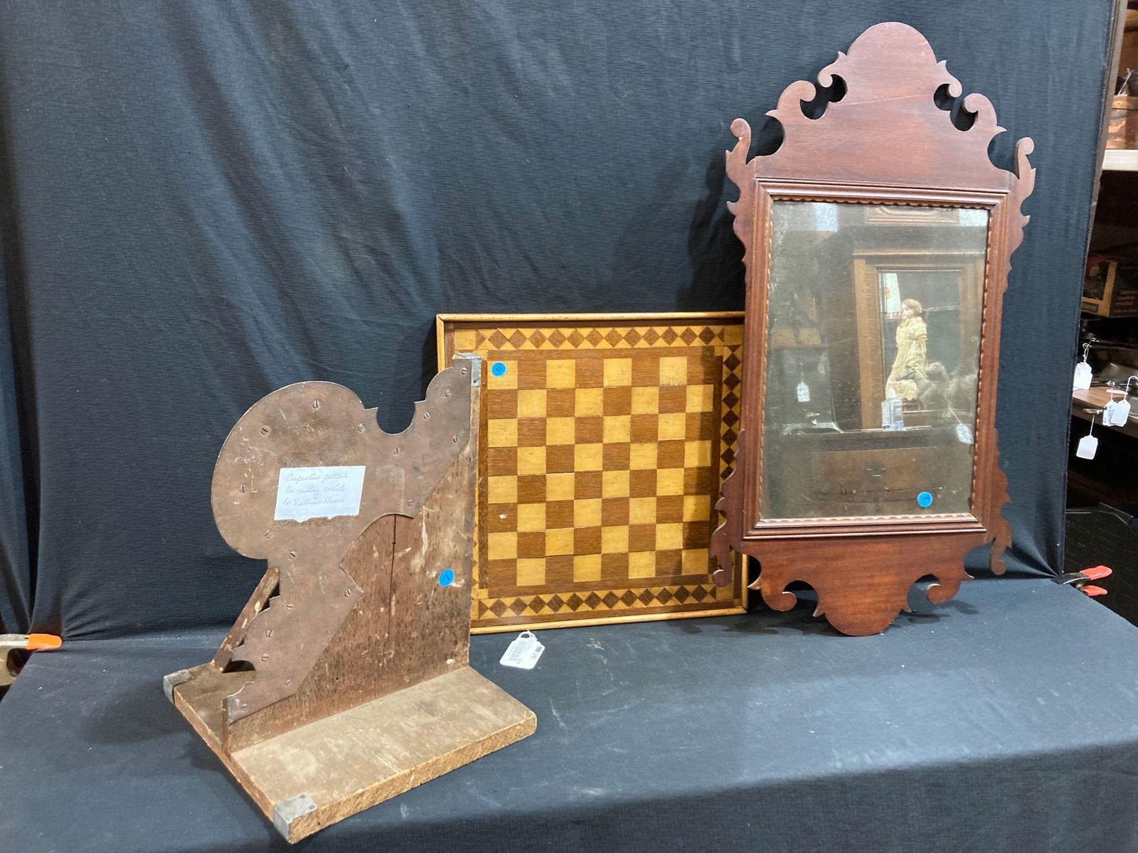 Corbel Pattern, Chippendale Mirror & Checker Board (1 of 8)