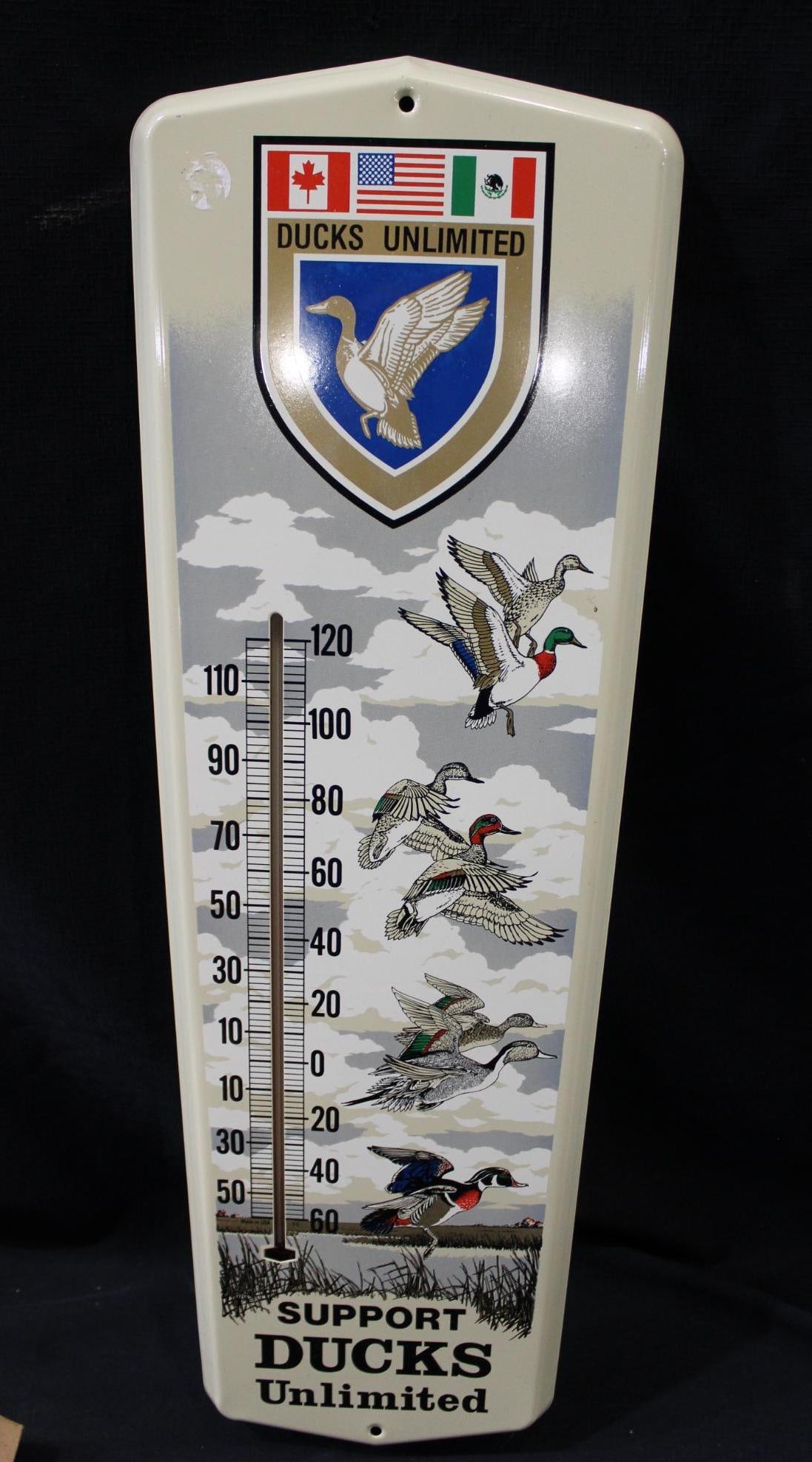Ducks Unlimited metal thermometer  (1 of 5)