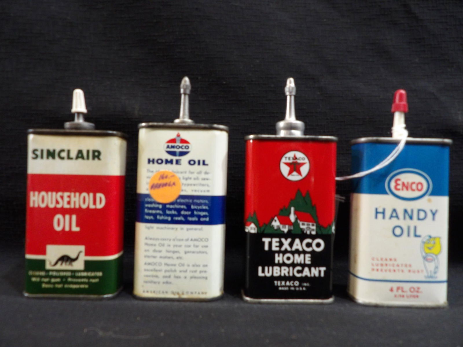 Texaco, Amoco, Sinclair & Enco handy oilers (1 of 7)