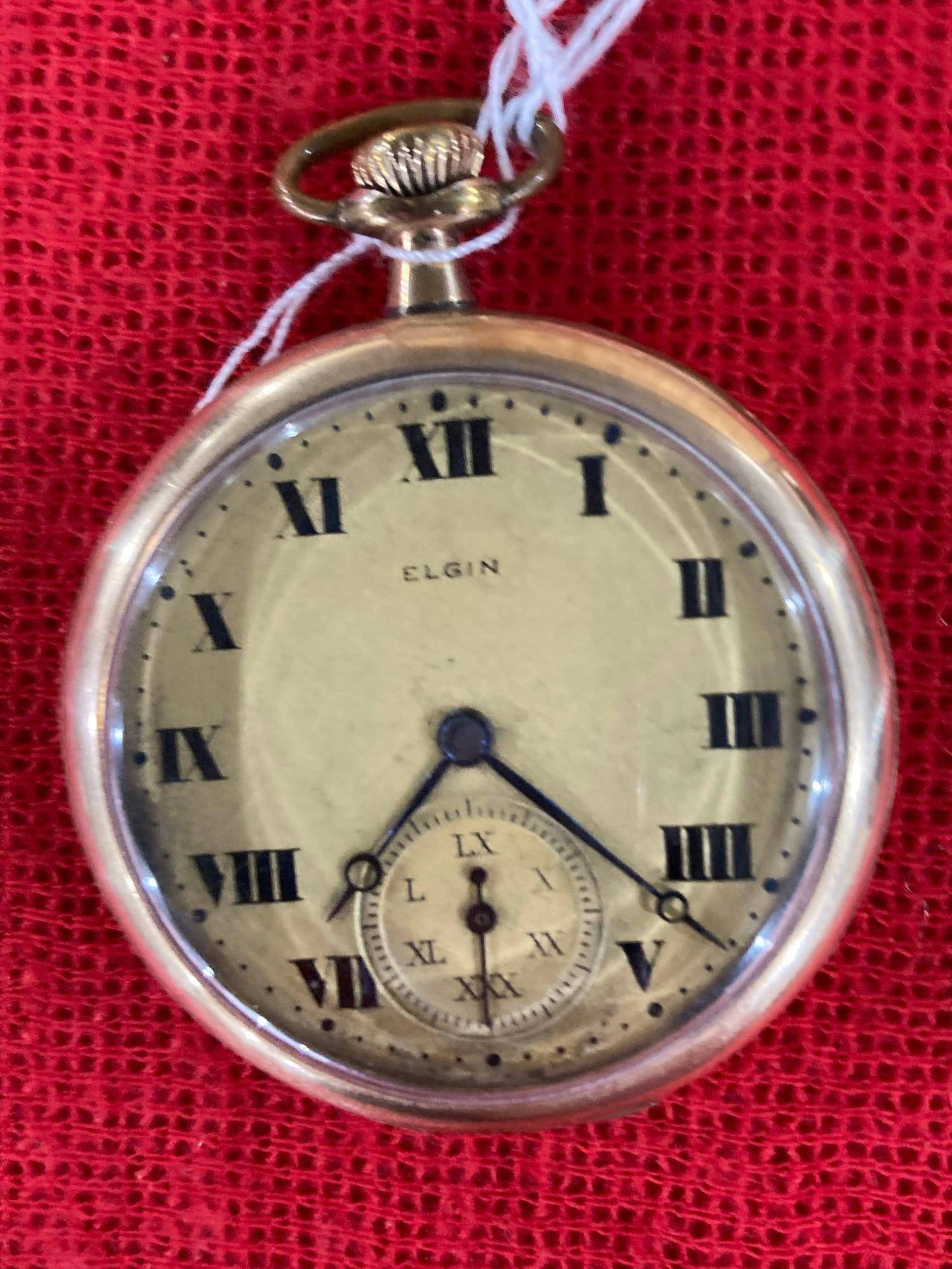 Elgin Gm Wheeler 17j Pocket Watch Auction