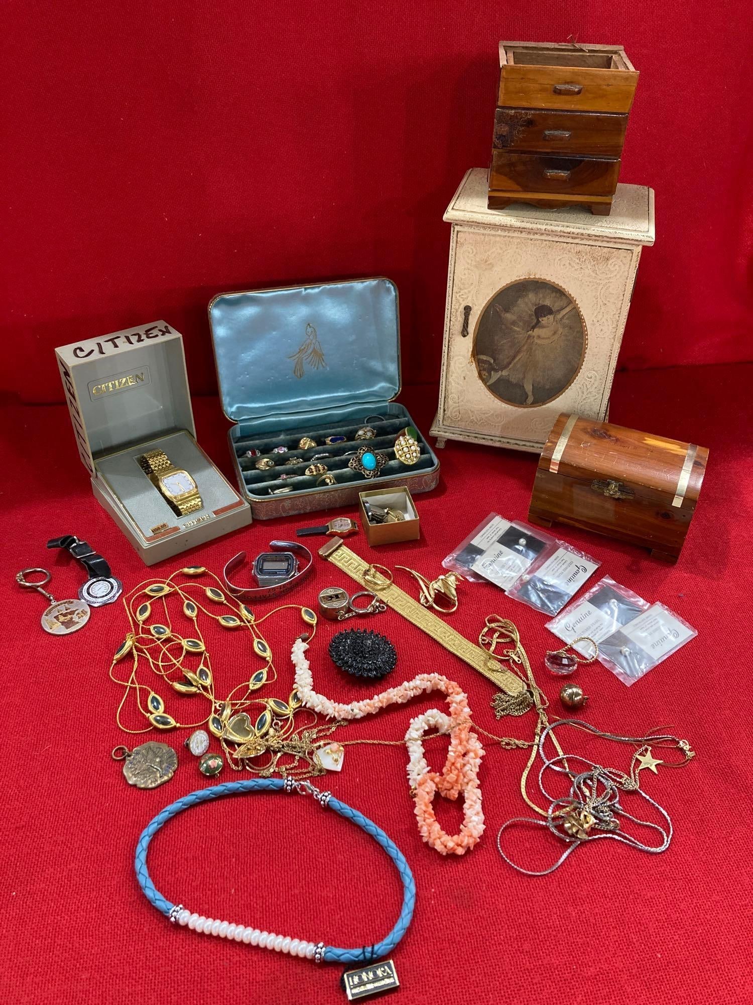 JEWELRY BOXES, CHARM BRACELETS, NECKLACES, AND MORE (1 of 14)