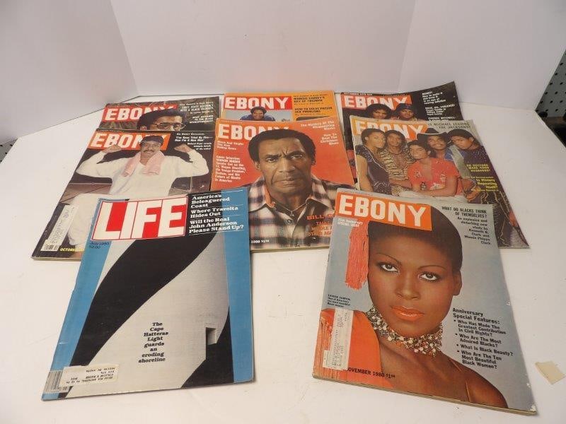 1970s AND 1980s EBONY MAGAZINES (1 of 4)