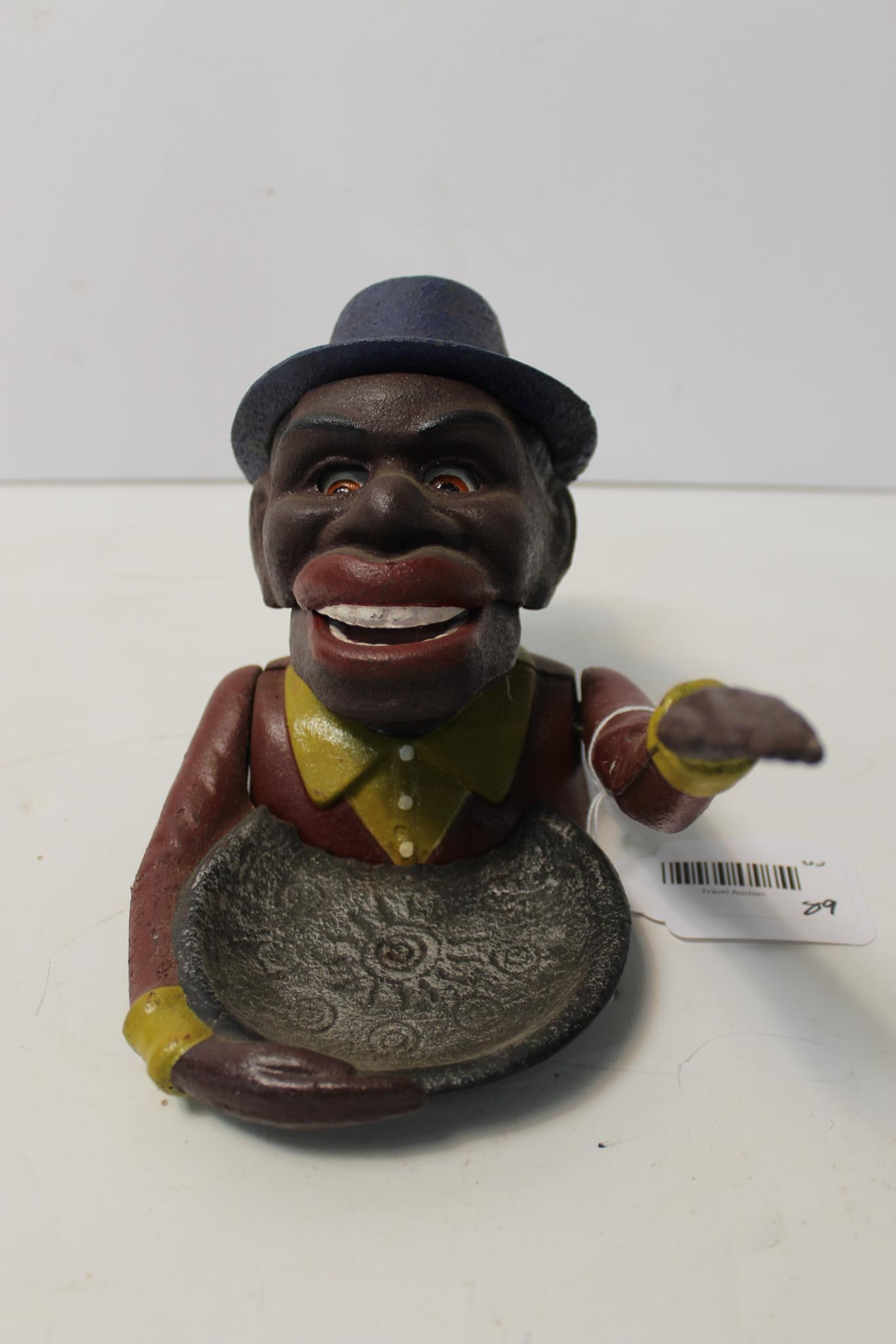 CAST IRON JOLLY BOY BANK (1 of 4)