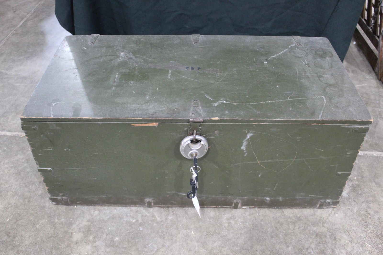 MILITARY FOOT LOCKER (1 of 3)