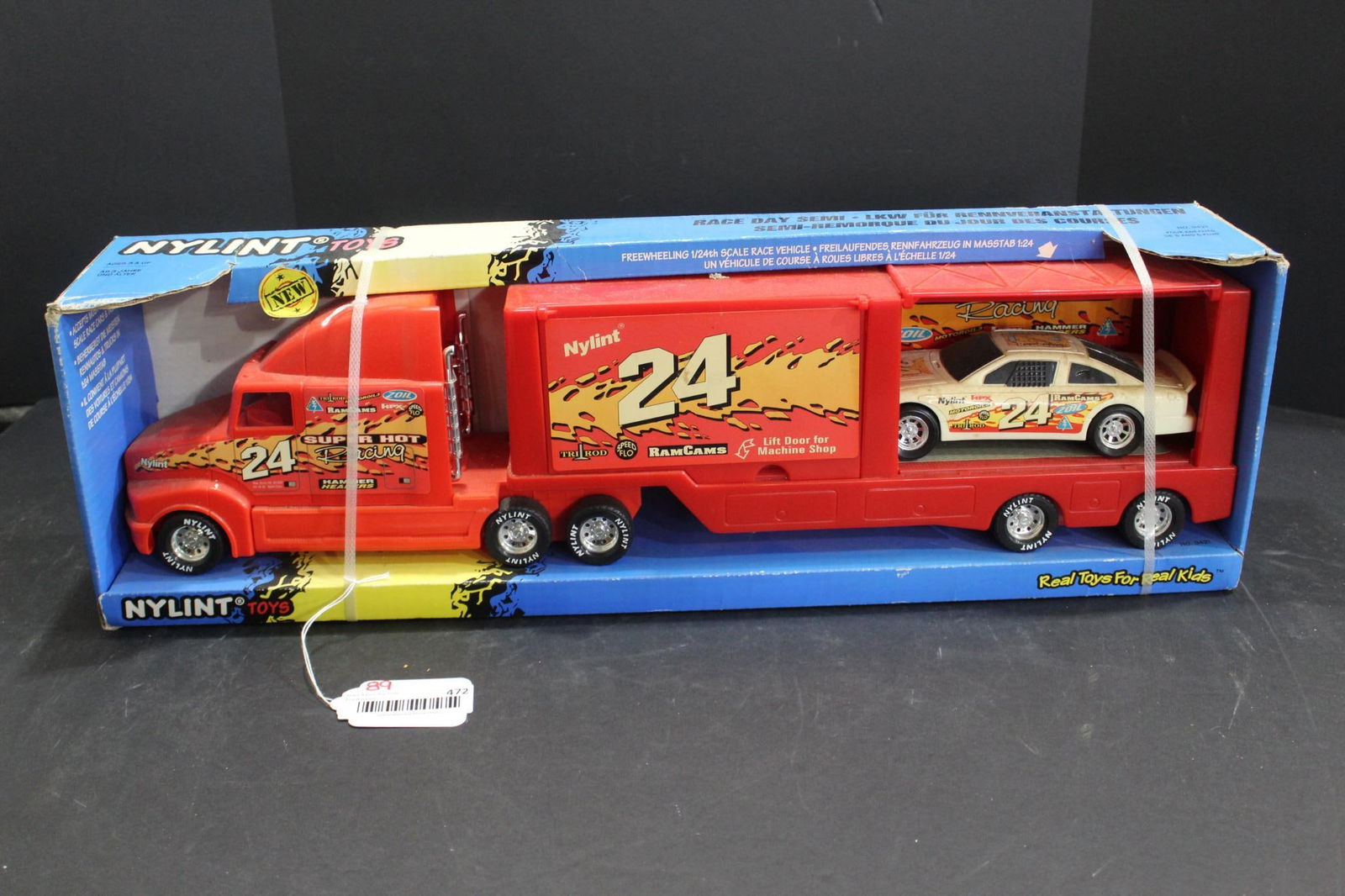 NYLINT RACE DAY SEMI NO 24 INCLUDES FREEWHEELING RACE CAR (1 of 4)