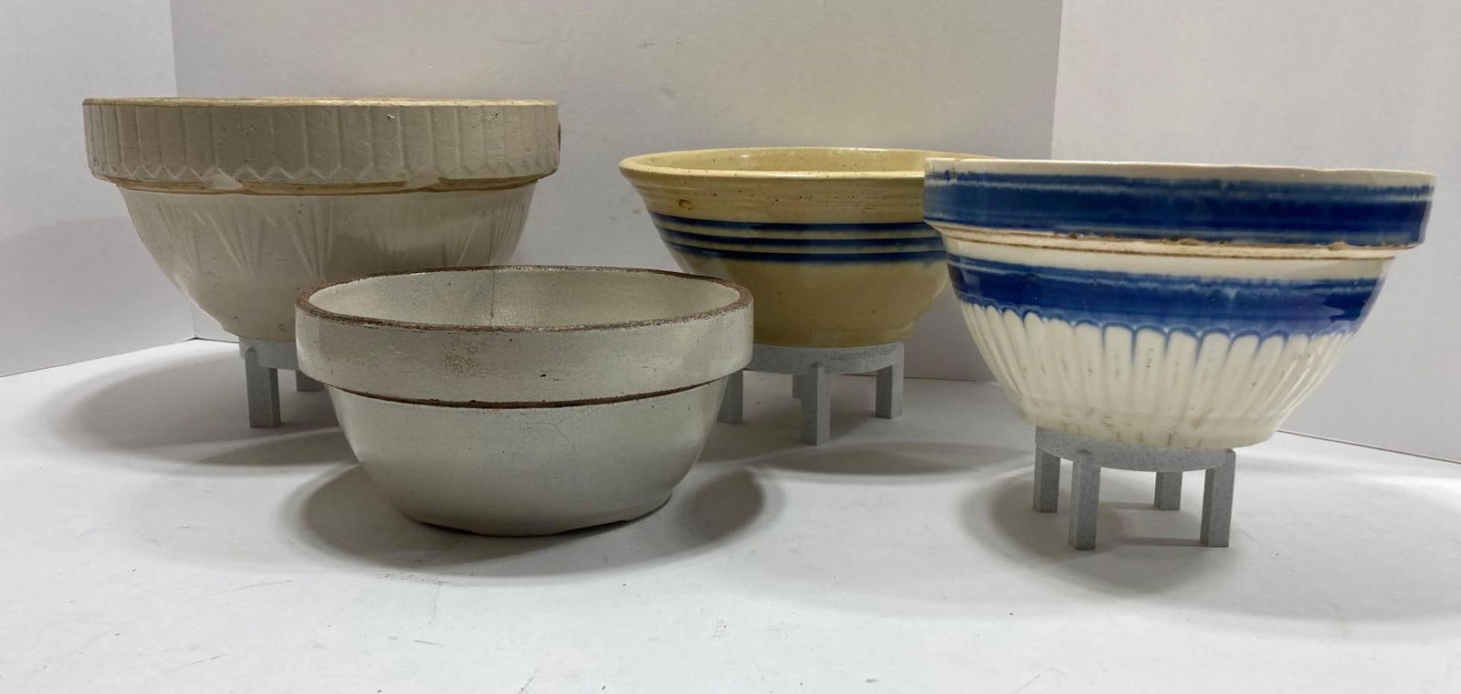 4 CROCK BOWLS (1 of 11)