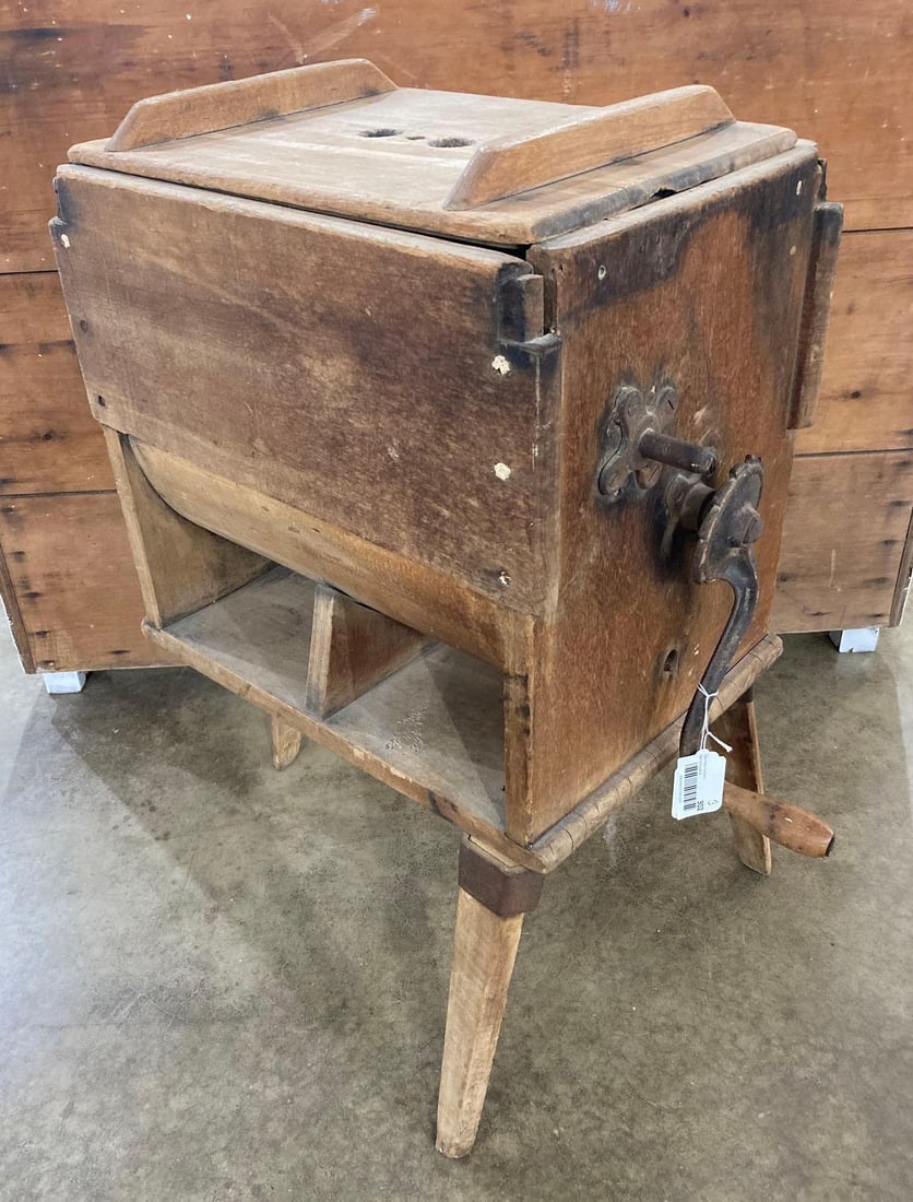 PRIMITIVE STAND BUTTER CHURN (1 of 6)