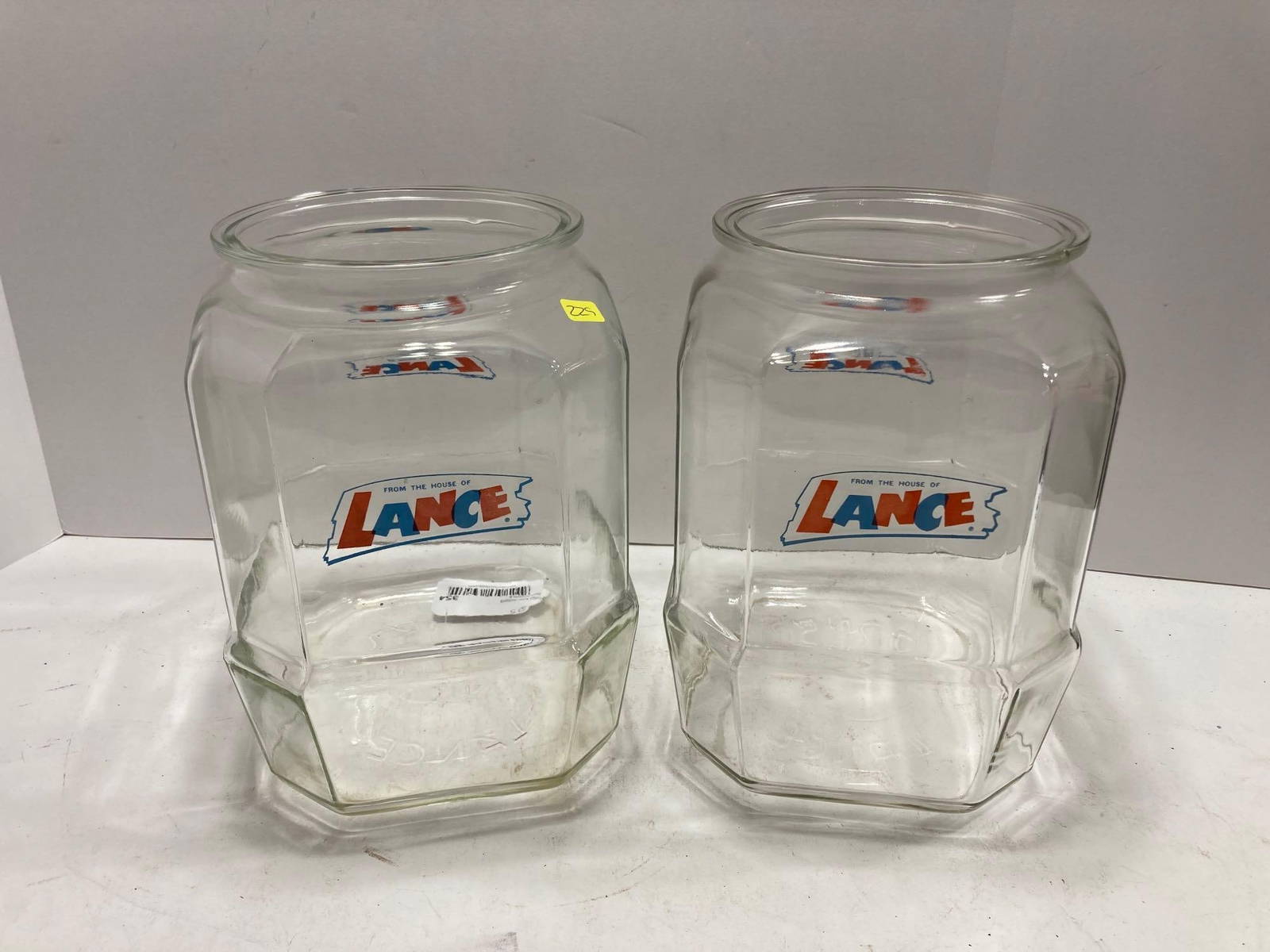 Pair Of Lance Country Store Jars Auction