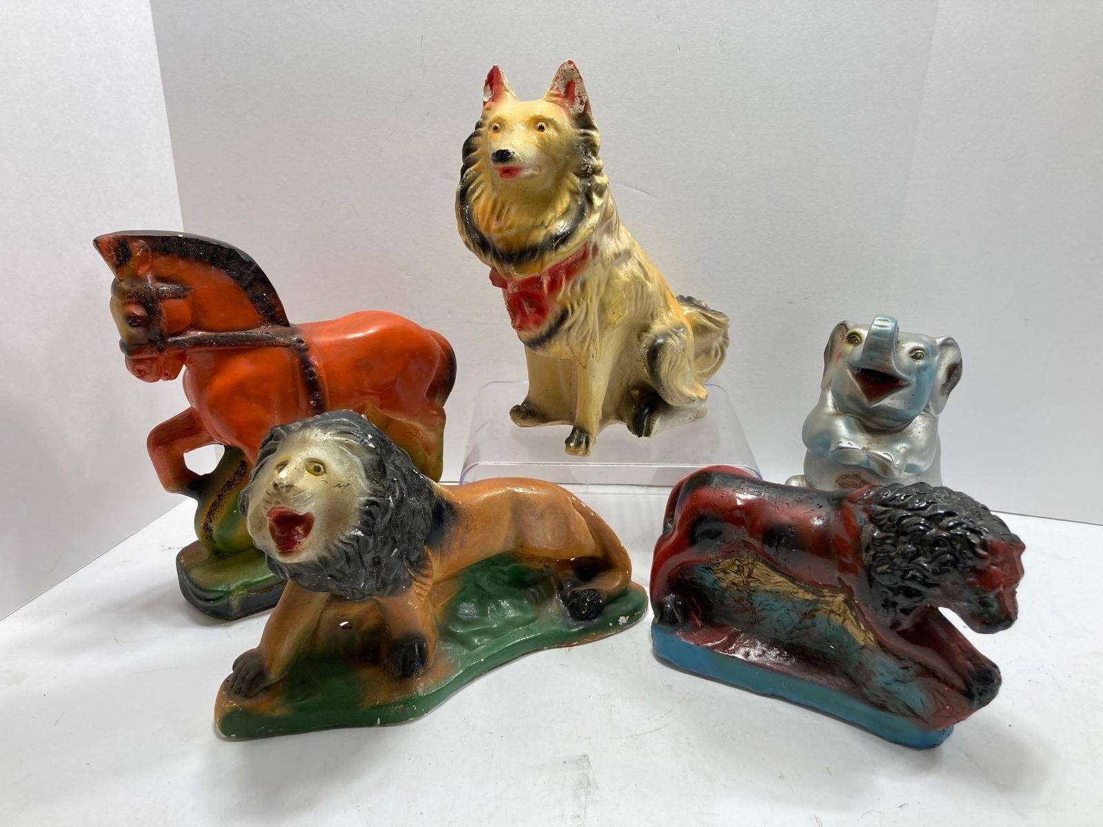 CHALKWARE ANIMALS (1 of 6)