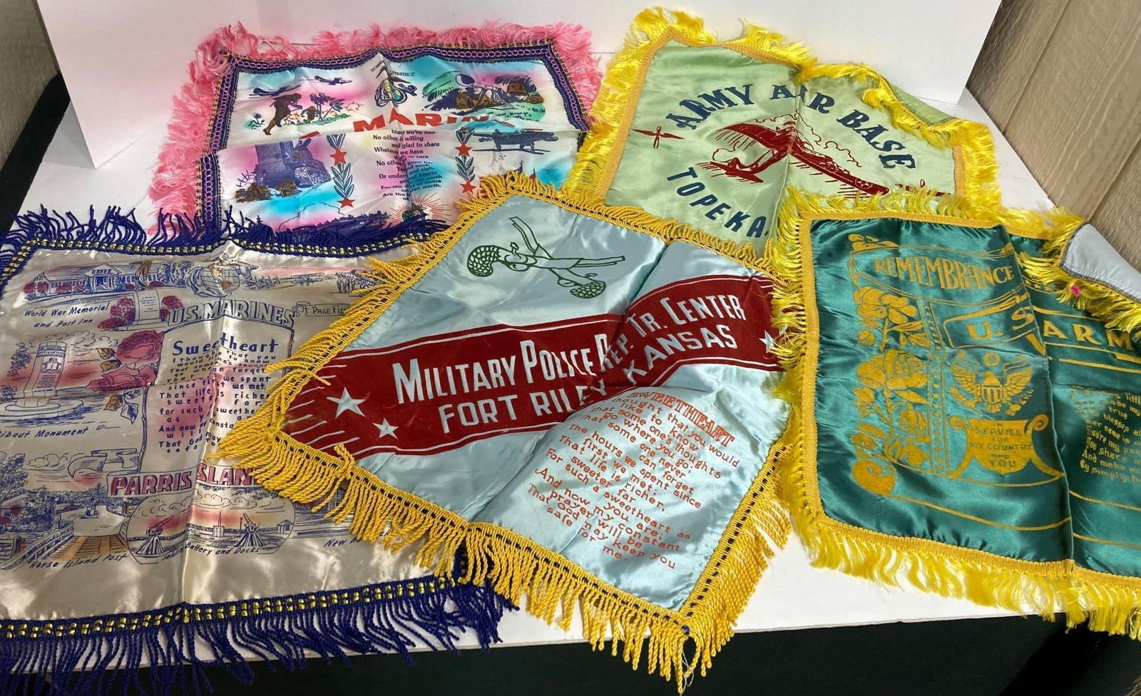 MARINES, ARMY, & MILITARY POLICE SWEETHEART PILLOW COVERS (1 of 6)