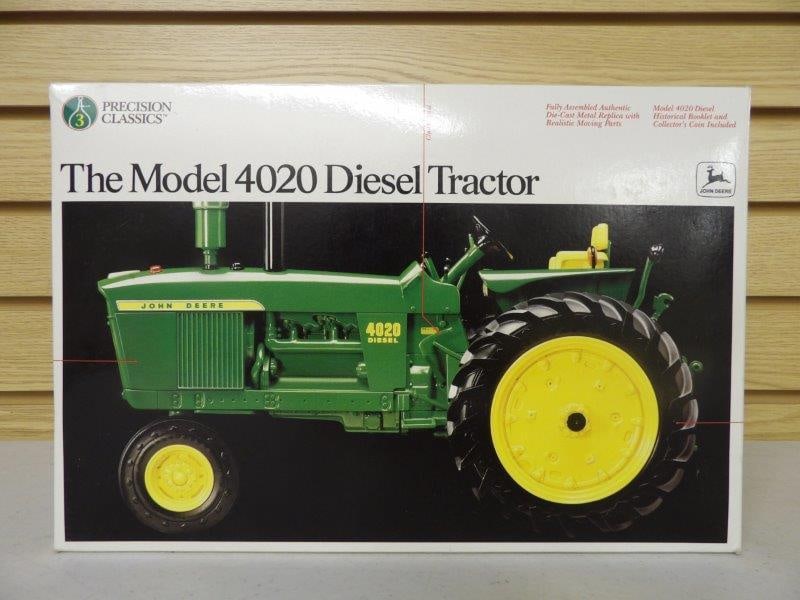 ERTL JOHN DEERE MODEL 4020 DIESEL TRACTOR HIGHLY DETAILED PRECISION CLASSICS NO. 3: NIB 1/16 SCALE STOCK NO. 5638