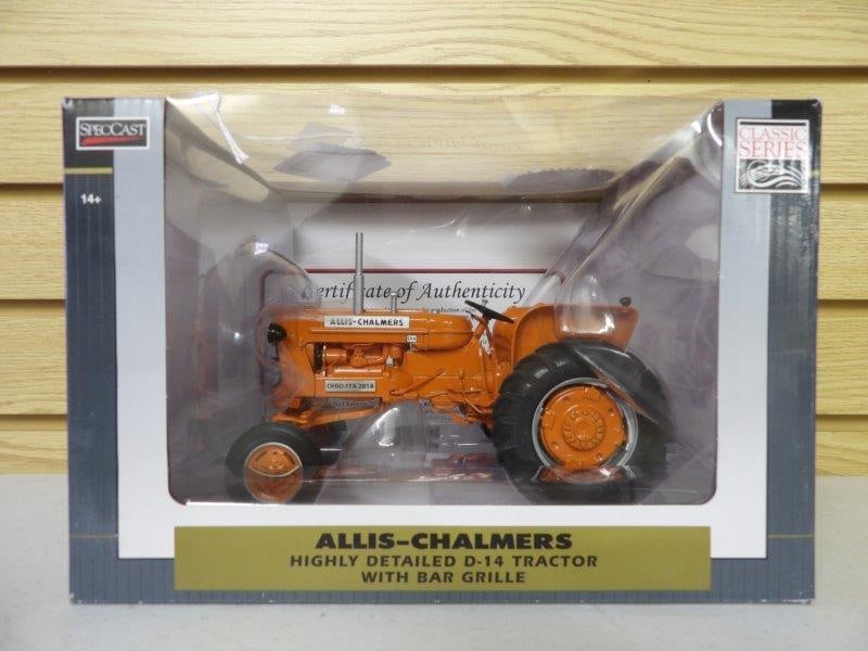 SPEC CAST ALLIS CHALMERS HIGHLY DETAILED D-14 TRACTOR W/ BAR GRILLE SPECIAL FFA EDITION (1 of 6)