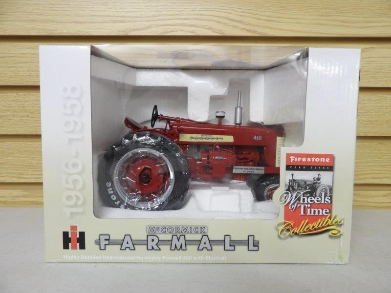 SPEC CAST FIRESTONE WHEELS OF TIME IH FARMALL HD 450 W/ ELECTRALL LIMITED EDITION TRACTOR (1 of 7)