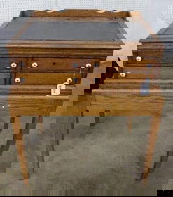 Country Store 2pc oak spool/desk chest