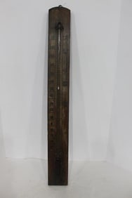 Early wooden thermometer