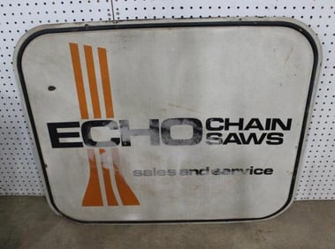 SST Echo Chain Saws sign