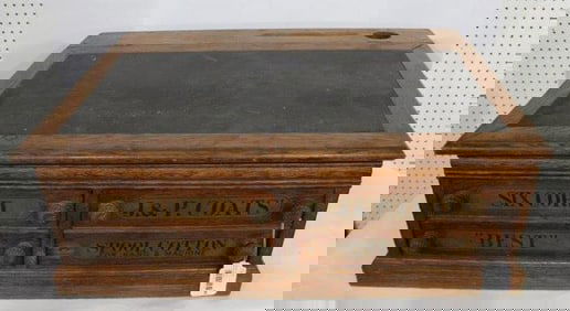 J & P Coats 4 Drawer spool cabinet