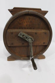 White Cedar Cylinder Churn