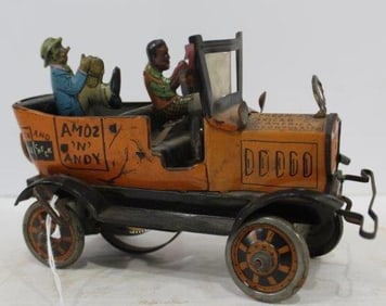 Marx Tin Windup Amos N Andy Fresh Air Taxi