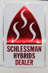 Schlessman Hybrids Dealers Embossed SST Sign