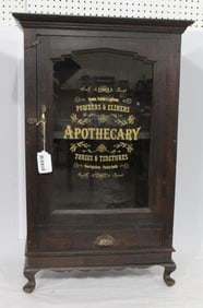 Queen Ann style Apothecary cabinet