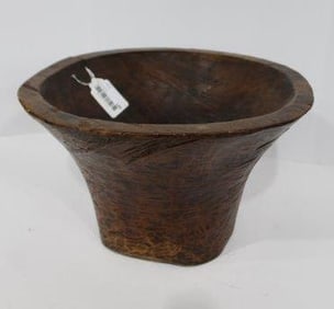 Rustic Hand Carved Burl Bowl