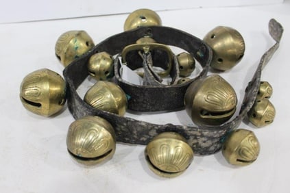 Graduated Brass Sleigh Bells