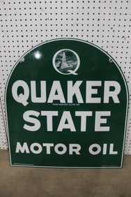 DST Quaker State motor oil Tombstone sign