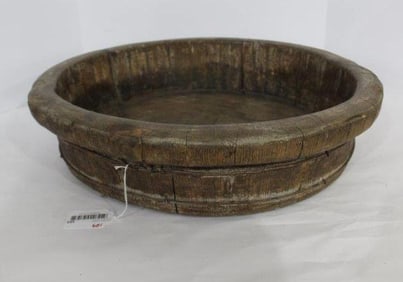 Primitive wooden tub