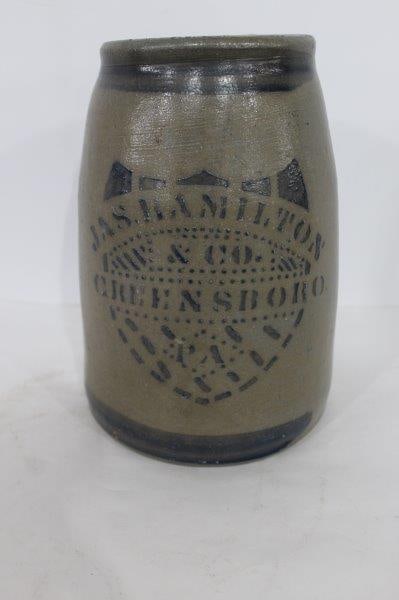 Jas. Hamilton and Co. 1 gal wax sealer jar (1 of 4)