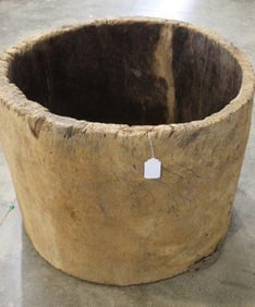 Large Horn Beam Barrel Rain Vessel