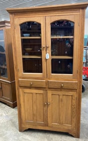 Four door country style hutch