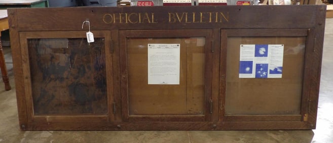 Case Western Reserve 3 Window Bulletin Board