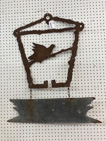 18th century metal decorative hanger