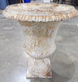 24IN Cast Iron Urn Planter