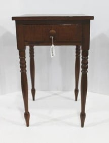 Maple and Cherry One Drawer Stand