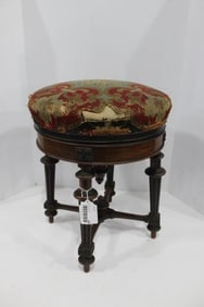 Round Victorian Stool
