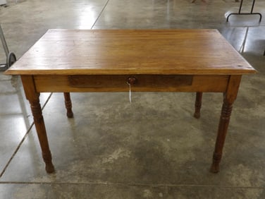 Farmhouse Style One Drawer Table